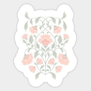 Pink cornflowers Sticker